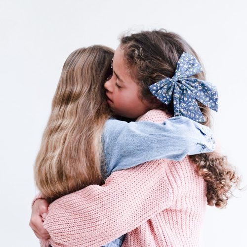 Óriás masnis  – 2 db-os hajcsat szett - zöld