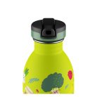24Bottles - Kids Urban - Rozsdamentes acél kulacs szívószálas kupakkal - 250 ml - Veggie Friends