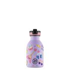 24Bottles - Kids Urban - Rozsdamentes acél kulacs szívószálas kupakkal - 250 ml - Music Friends