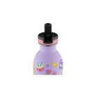 24Bottles - Kids Urban - Rozsdamentes acél kulacs szívószálas kupakkal - 250 ml - Music Friends