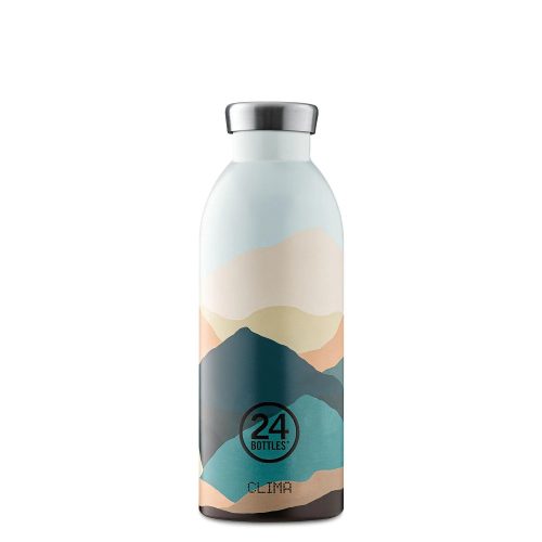 Rozsdamentes acél termosz - 24Bottles Clima - 500 ml - Mountains