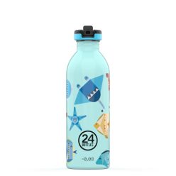   Rozsdamentes kulacs - 24Bottles Kids Urban - 500 ml - Sea Friends