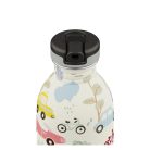 24Bottles -  Kids Urban - Rozsdamentes acél kulacs szívószálas kupakkal - 500 ml - Adventure Friends