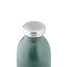 Rozsdamentes acél termosz - 24Bottles Clima - 500 ml - Rustic Moss Green