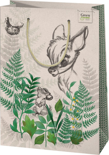Környezetbarát dísztasak - Ünnepi kollekció - Közepes - Bambi