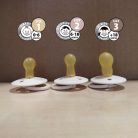 BIBS - Színes cumi - több méretben - Púderrózsaszín