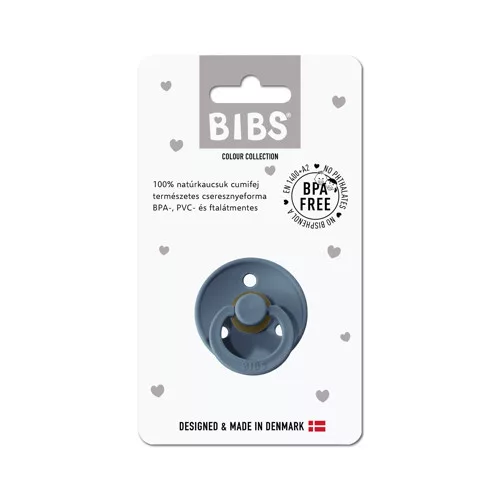 BIBS - Színes cumi - több méretben - páva