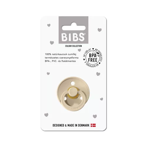 BIBS - Színes cumi - több méretben - vanília