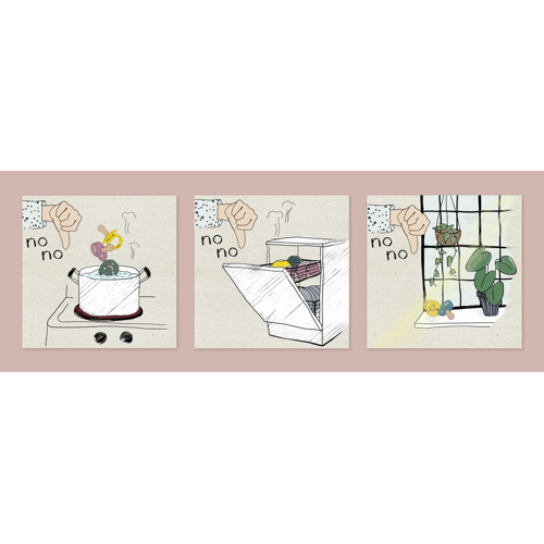 BIBS - Színes cumi - több méretben - korall