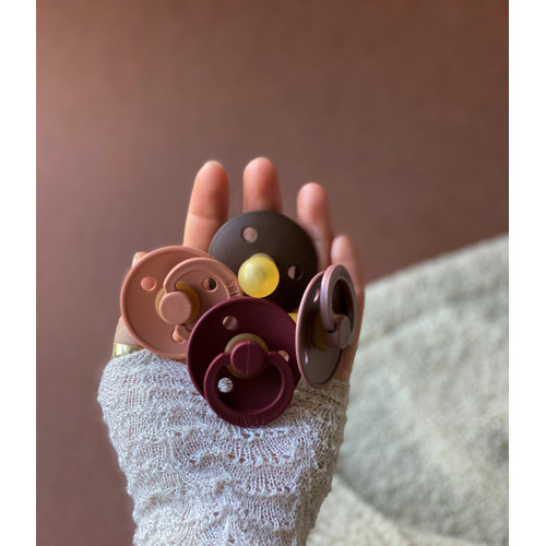 BIBS - Színes cumi - több méretben - korall