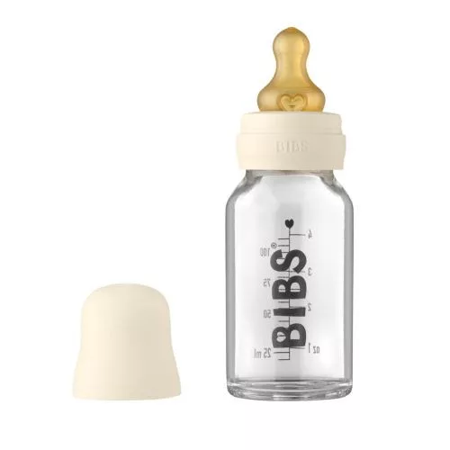 BIBS - Cumisüvegszett 110 ml - Krémfehér