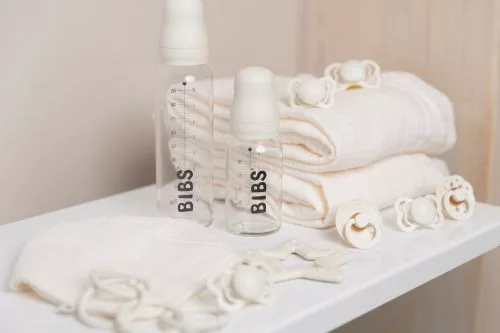 BIBS - Cumisüvegszett 110 ml - Krémfehér
