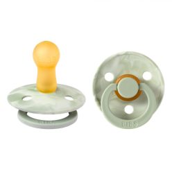   Bibs – Színes cumi – több méretben - 2 db- os csomag - márványos zsálya