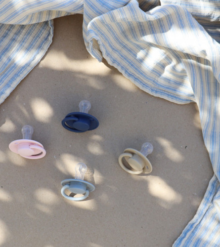 BIBS - Színes cumi - több méretben - szilvarózsa