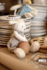 Moulin Roty - A nagy család - Albert bárány "kistesó" (30 cm)