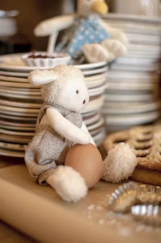 Moulin Roty - A nagy család - Albert bárány "kistesó" (30 cm)