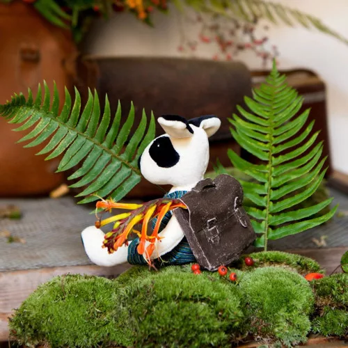 Moulin Roty - A Nagy család - Cézár kutya plüss játék (30 cm)