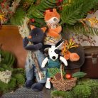 Moulin Roty - A Nagy család - Cézár kutya plüss játék (30 cm)
