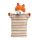 Moulin Roty - A nagy család - Gáspár róka plüss báb (25 cm)