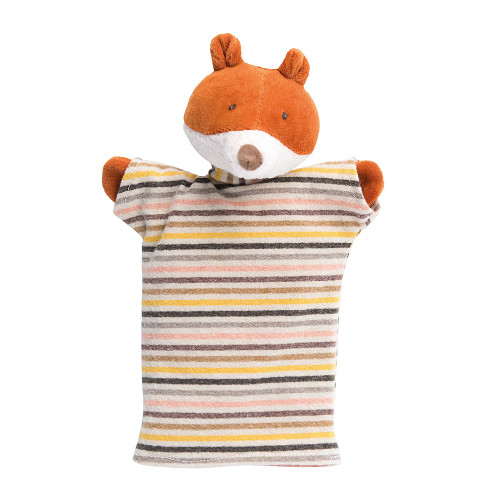 Moulin Roty - A nagy család - Gáspár róka plüss báb (25 cm)