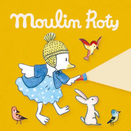 Moulin Roty - Diavetítő lámpa - A nagy család mesevítő korongok (3 db)