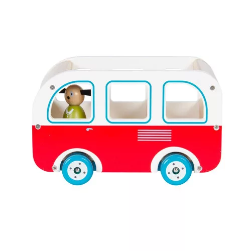Moulin Roty - A Nagy család - Fa busz Cézár kutyával