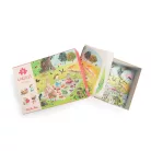 Moulin Roty - A nagy család - Évszakok puzzle - kirakó (4x12 db-os)