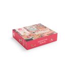 Moulin Roty - A nagy család - A házikóban puzzle - kirakó ( 100 darabos)
