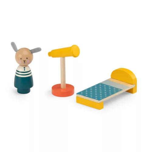 Moulin Roty - A nagy család - Tóparti fa házikó kiegészítőkkel