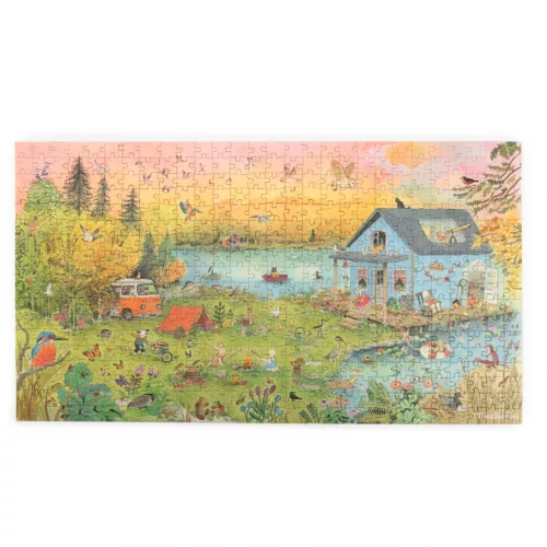 Moulin Roty - A nagy család - Kirándulás kirakó-  500 db-os puzzle