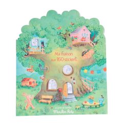   Moulin Roty - A nagy család - Matricázó és színező album - Az én házam