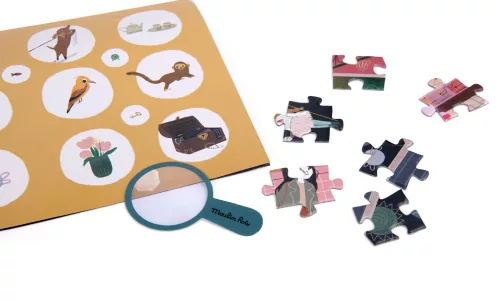 Moulin Roty - Párizsiak - Társasház puzzle - kirakó (200 db-os)