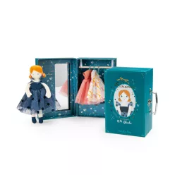   Moulin Roty - Párizsiak - Gardrób babával, estélyi ruhákkal