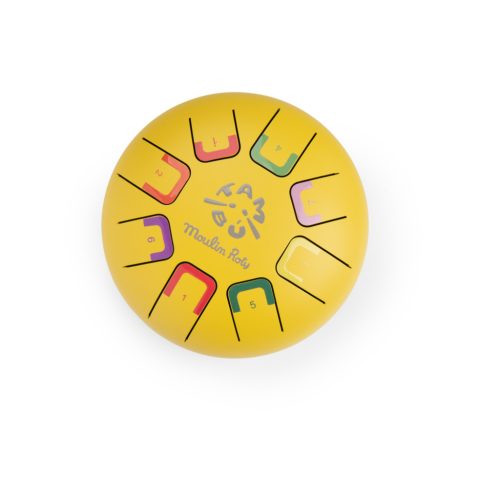 Moulin Roty  - Vidámság- Nyelves dob, handpan - kicsi (15 cm)