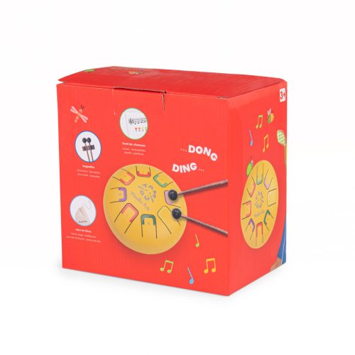 Moulin Roty  - Vidámság- Nyelves dob, handpan - kicsi (15 cm)