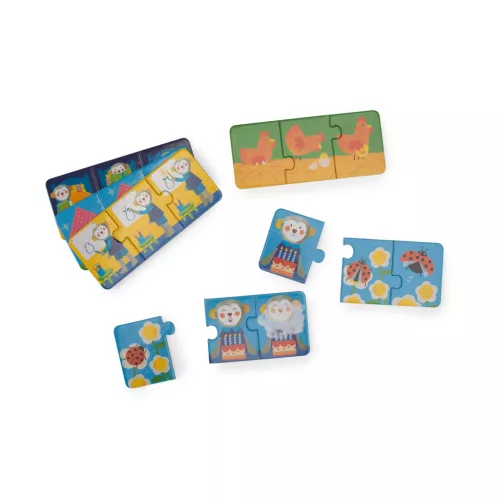 Moulin Roty - Vidámság - Történetek kirakó, puzzle  (30db-os)
