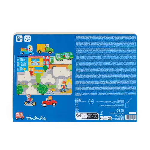 Moulin Roty - Vidámság - Hangos puzzle - a városban 