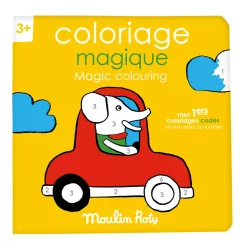   Moulin Roty - Vidámság - FRANCIA-ANGOL Varázszínező, 20 oldalas