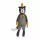 Moulin Roty - Macskabajusz - Alfonz szürke cica plüss (39 cm)