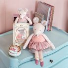 Moulin Roty - Tánciskola - Plüss egérke - rózsaszín