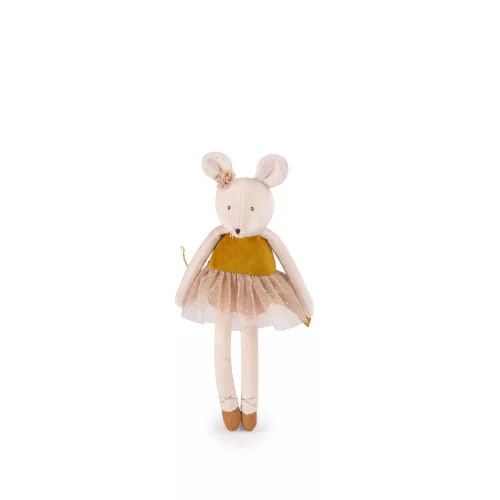 Moulin Roty - Tánciskola - Plüss egérke - arany