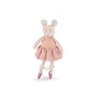 Moulin Roty - Tánciskola - Plüss egérke díszdobozban - 35 cm