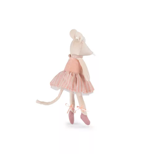 Moulin Roty - Tánciskola - Plüss egérke díszdobozban - 35 cm