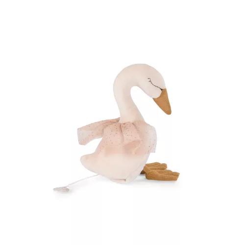Moulin Roty - Tánciskola - Zenélő hattyú (21 cm)