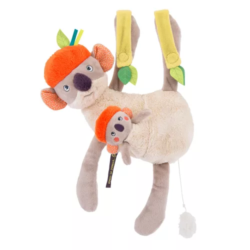 Moulin Roty - Dzsungel - Koko kolala maci felakasztható zenélő játék