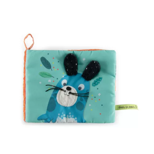 Moulin Roty - Dzsungel - Textil fényképalbum - párducos