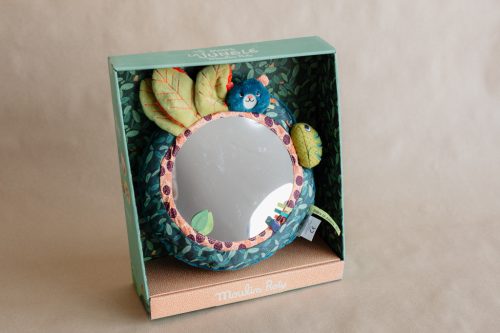 Moulin Roty - Készségfejlesztő babajáték, tükör - Dzsungel