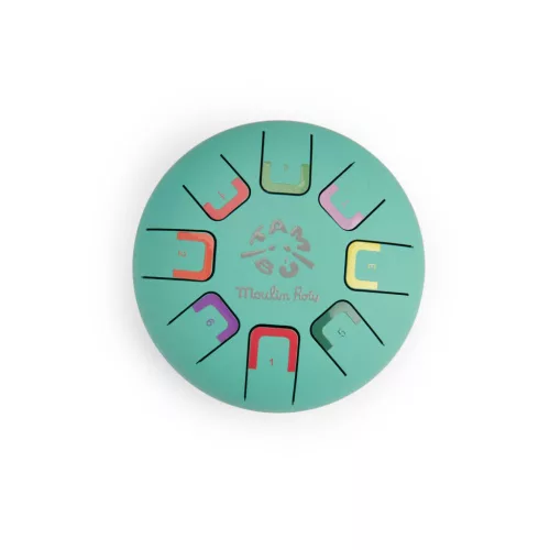 Moulin Roty  - Dzsungel - Nyelves dob, handpan - kicsi (15 cm)