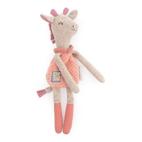 Moulin Roty - A majomkenyérfa alatt - Zsiráfos plüss csörgő
