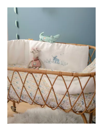 Moulin Roty - A majomkanyérfa alatt - Krémszínű ágyrácsvédő